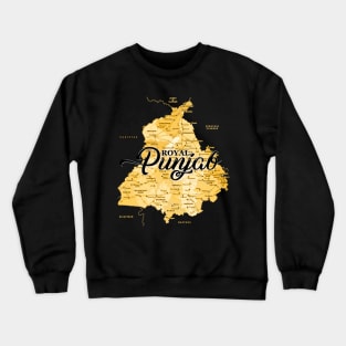 Royal Punjab Map Crewneck Sweatshirt